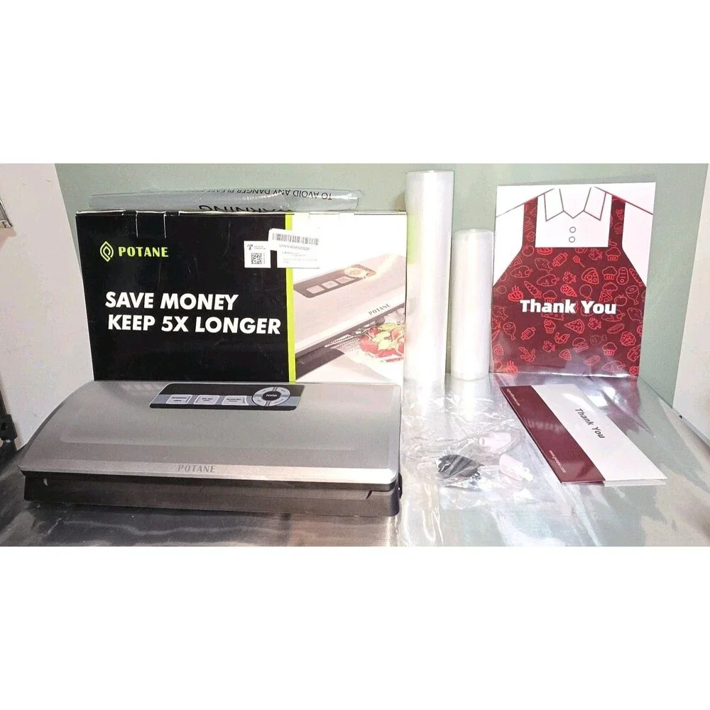 Vacuum Food Sealer 8-in-1 Easy Presets Open Box